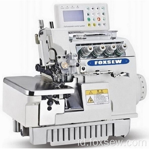 Mesin Jahit Overlock Otomatis Terkomputerisasi Sepenuhnya Otomatis